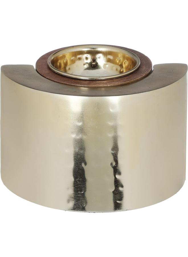 السيف غاليري مبخرة خشبية دائرية مقاس 10×13×16 سم - Image 3