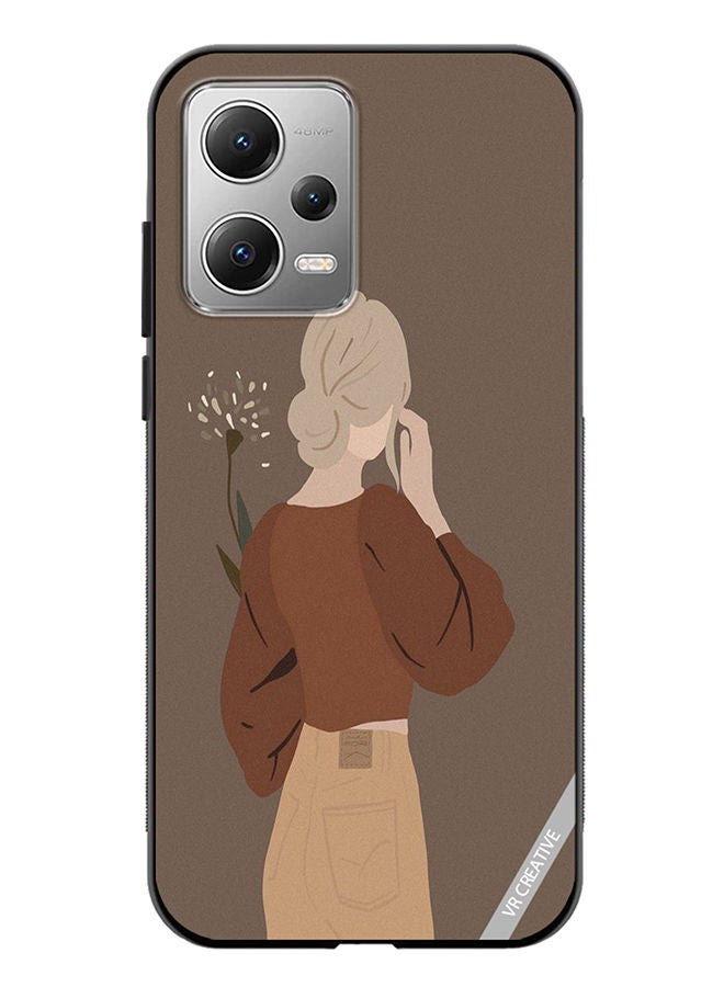 VR CREATIVE Protective Case Cover For Xiaomi Redmi Note 12 Brownie Design Multicolour - Image 1