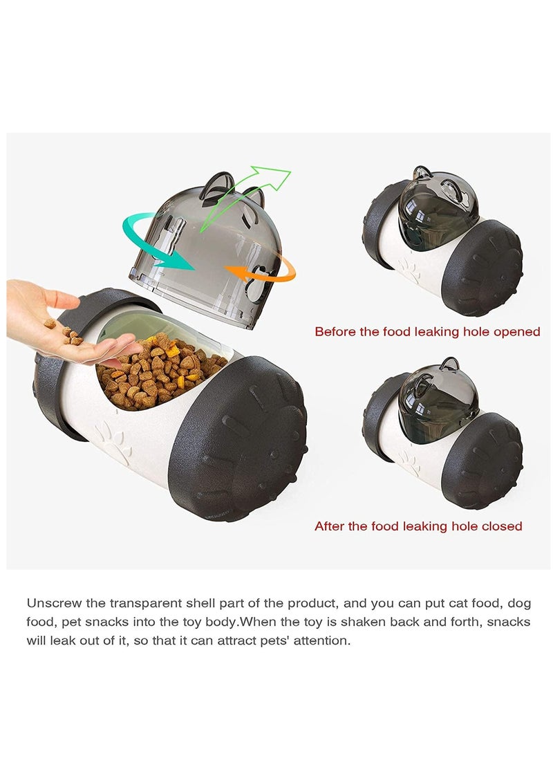 Excefore لعبة ألغاز tumbler، موزع ألغاز للكلاب للكلاب الجراء والقطط، موزع مكافآت الكلاب، ألعاب تدريب تفاعلية للكلاب والقطط، لعبة ألغاز كرات تدريب الكلاب للكلاب الرياضية  - Image 4