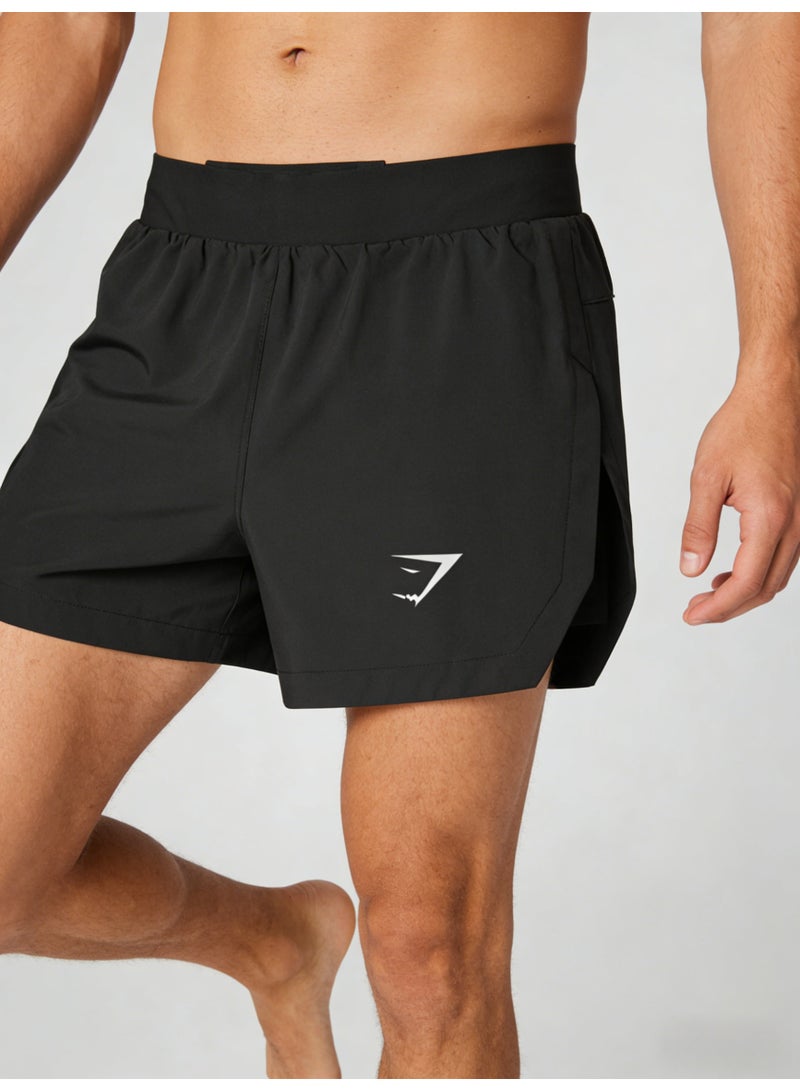 Gymshark Men’s Black Quick-Dry Athletic Shorts - Image 4