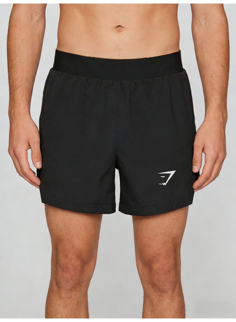 Gymshark Men’s Black Quick-Dry Athletic Shorts - Image 5