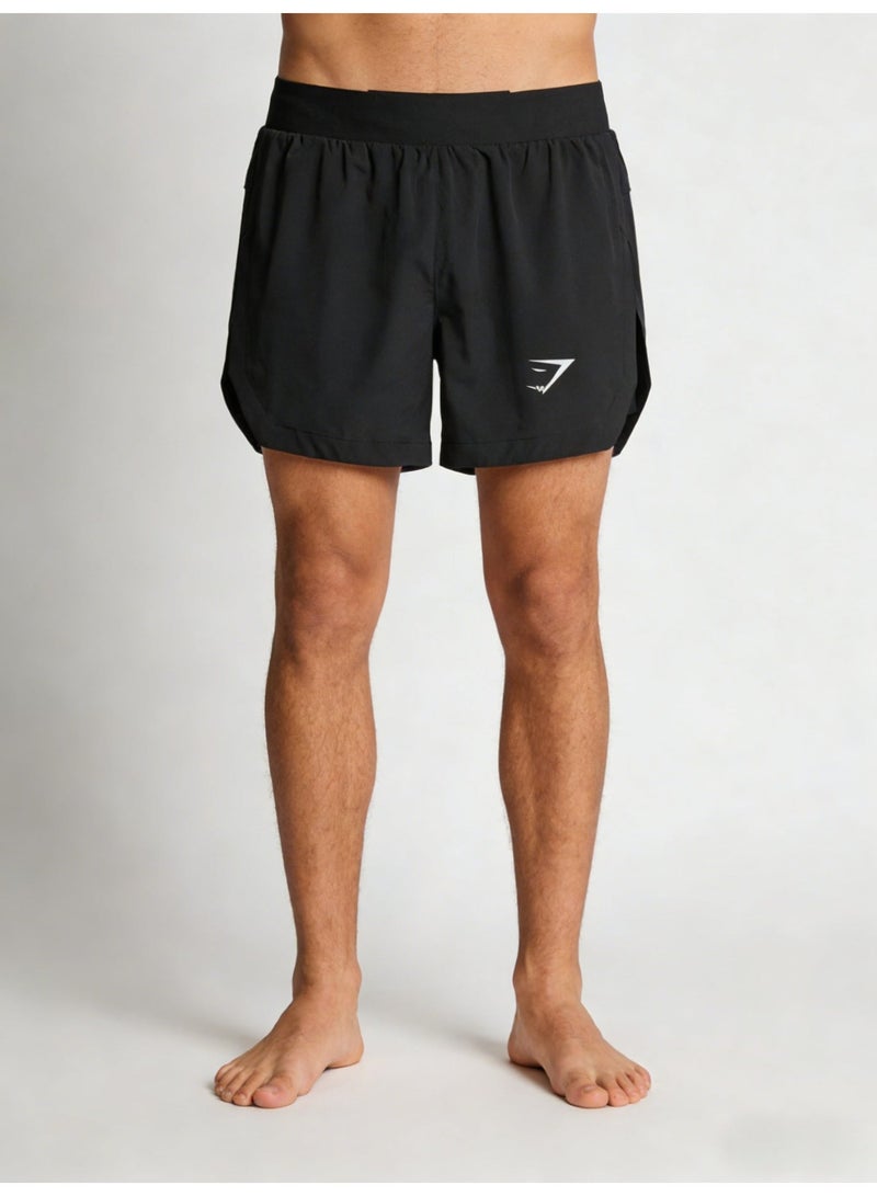 Gymshark Men’s Black Quick-Dry Athletic Shorts - Image 3