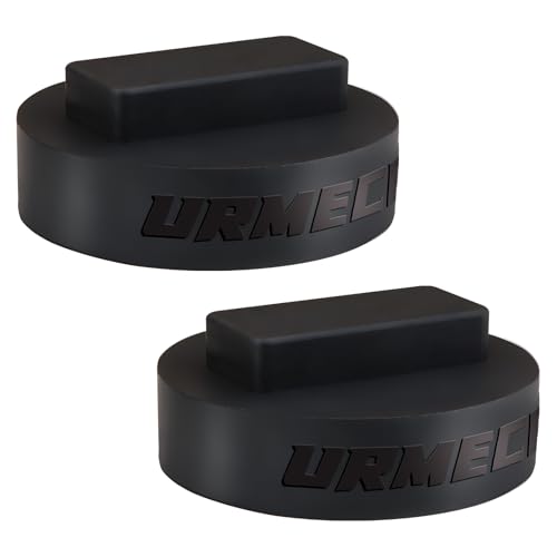 URMECCH 2Pcs Dual-use Lifting Axle Saddle Adapter Pads for BMW X3 X5 X6 X7, Compatible with 4-8 Ton Hydraulic Bottle Jack with 1.42" Recess, Car Trolley Floor Rubber Jack Pad Pucks for BMW and Mini - Image 1