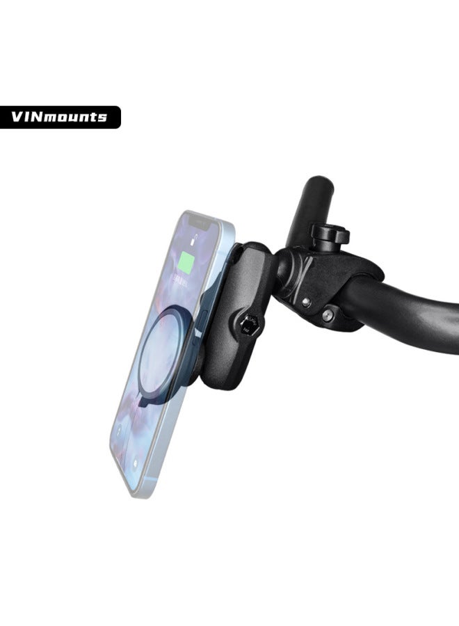 Car Magsafe Bracket Universal Adjustment 1 Inch Ball Head Apple Magsafe Special Mounting Base-Specifications:1.5 Inch Magsafe Bracket - Image 3