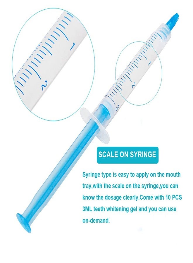 Fencia Professional Teeth Whitening Gel 10 PCS 3ML Sensitive Tooth Whitener Gel Syringes Refills 35% CP Bleaching Gel for Teeth Whitening Light - Image 2