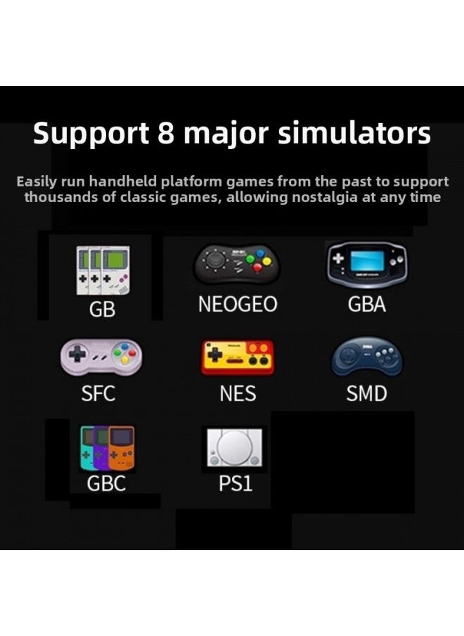 Generic - Handheld PSP Game Console MP5 MP3 MP4 Music Player E-book Reader Video Player-Body Color:5.5inch Red And Blue 40g3000 Game Arcade Edition-Memory Capacity:Default Items - Image 1