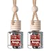 CE Craft Co Hanging Car Air Freshener Diffuser 2 Pack Long Lasting Fragrance Oil Car Freshener Glass Bottle Auto Air Freshener Made in USA Jasmine Rouge - Image 2