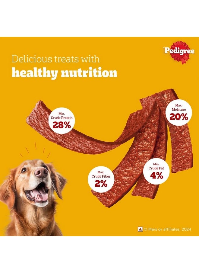 Pedigree Tasty Jerky Roasted Lamb Flavour Dog Treat, Jerky-Style Treats For Bonding, Low-Fat & High-Protein, Adult, Stick, 70 Grams  - Image 5
