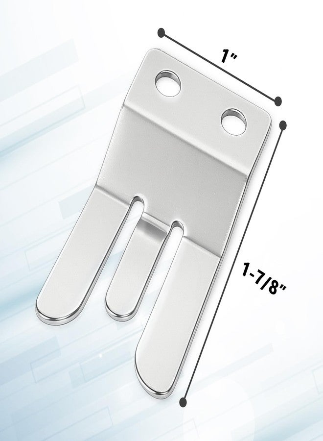 asdmm Boat Stainless Steel CB/Ham VHF Radio Microphone Clip Holder for Marine Jet Yacht RV, Compatible with Yaesu MH-48 FT8900 FT7800 FT7900 FT8800 FT1807 (1 PCS) - Image 3