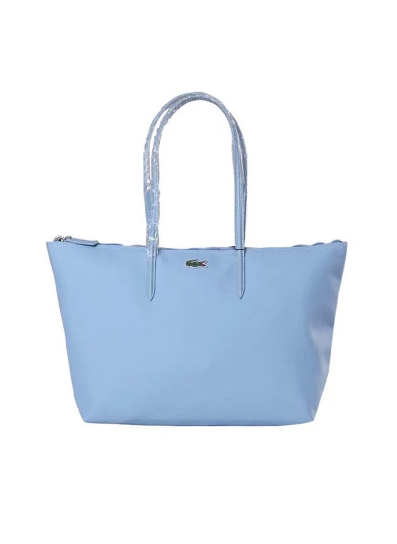 LACOSTE حقيبة يد زرقاء للنساء من لاكوست