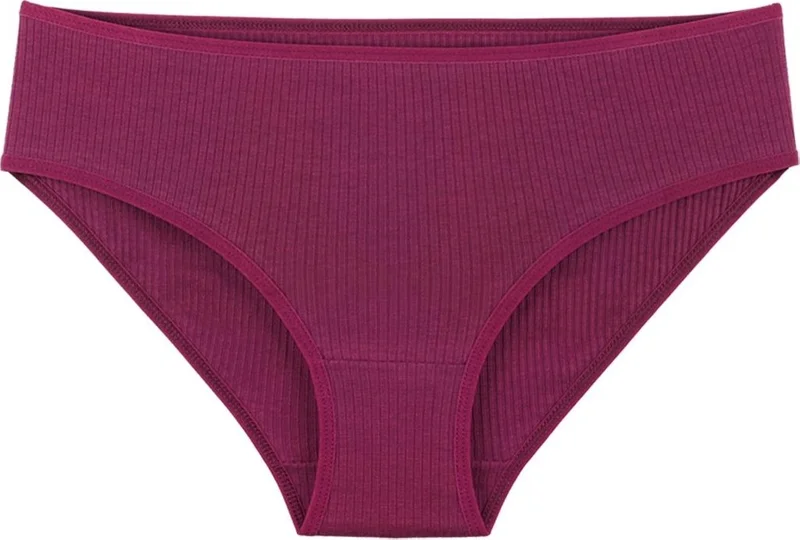 Sensu Women's Corded Bato Model 7-Piece Panties Set Mixed Colors KTS3021