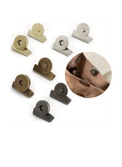 Generic 8 pc Canvas Bag Bag Side Magnetic Alloy Snap Buttons, 20 * 7mm, 4 Colors, Seamless Magnetic Snap Buttons for Shoulder Bags and Clothes, DIY Handmade Accessories  - Image 2