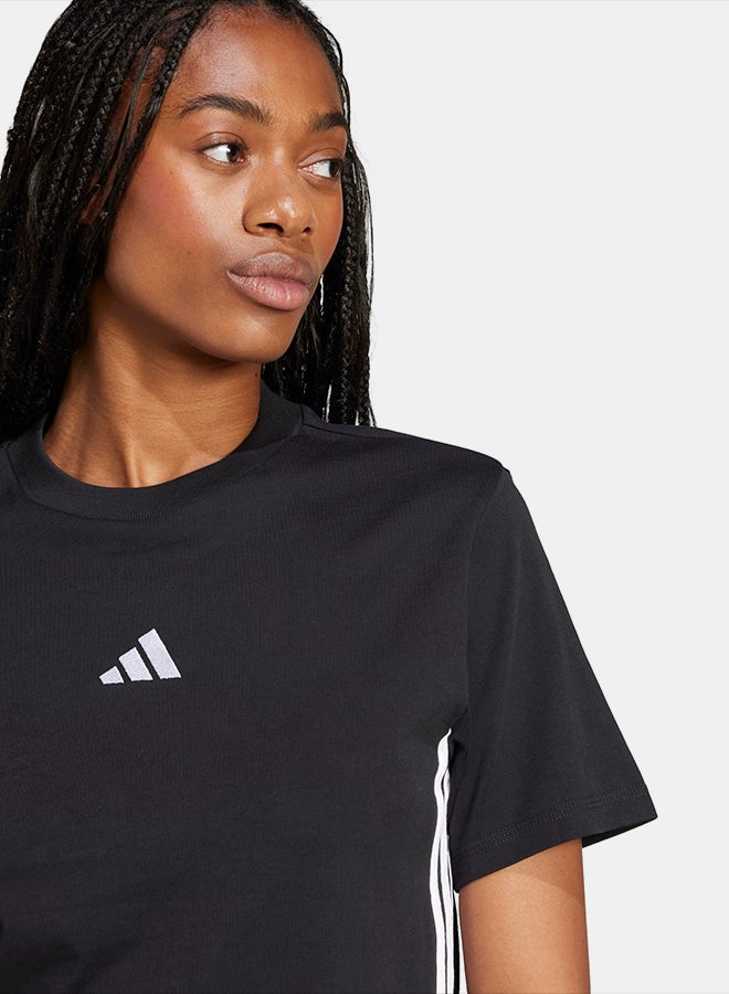 Adidas Essentials 3-Stripes Cotton T-Shirt - Image 2
