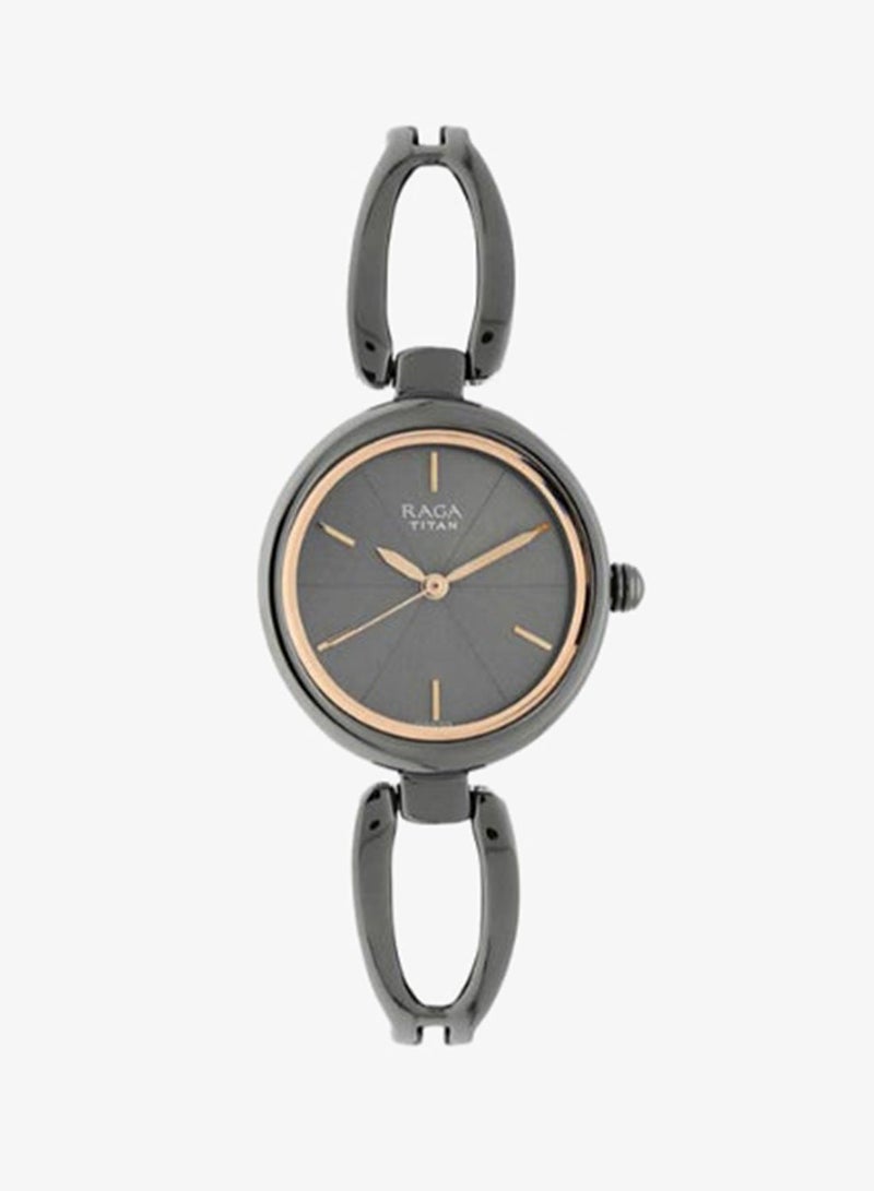 TITAN Women Analog Oval Shape Metal Wrist Watch - 2579QM01 - 35.5 Mm - Image 1