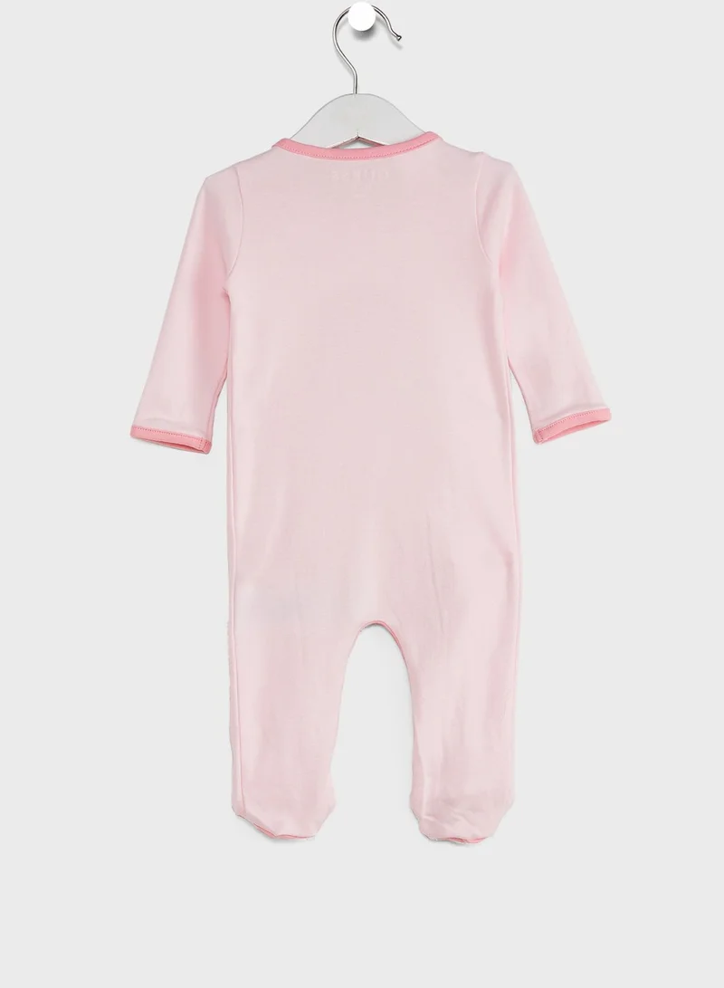 GUESS Kids Bear Print Romper
