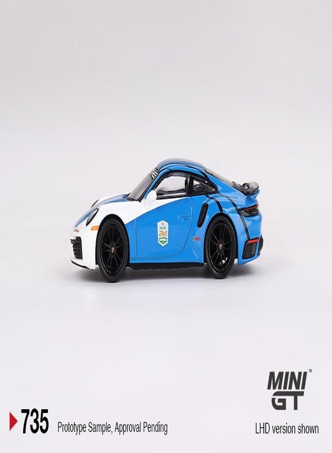 Mini GT Models True Scale Miniatures Porsche 911 Turbo S Safety Car 2023 IMSA Daytona 24 Hrs 1/64 Diecast Model Car Mini GT MGT00735 - Image 5