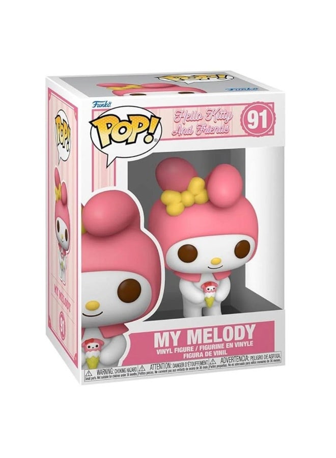 Funko Pop! Sanrio Hello Kitty And Friends My Melody Vinyl Figure - Image 1