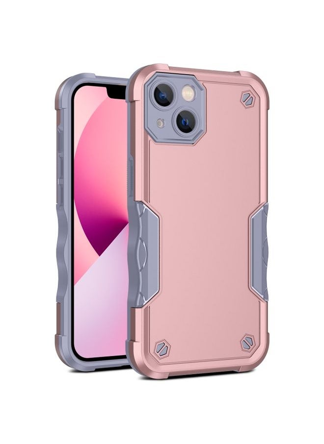 Generic Case Cover For iPhone 13 Non-slip Armor Phone Case Rose Gold 