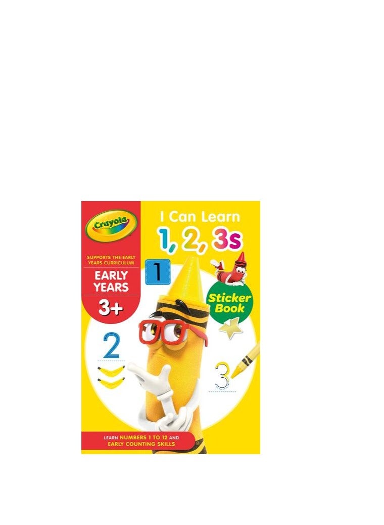 كرايولا كتاب تعلم الارقام من1الى12 للاطفال