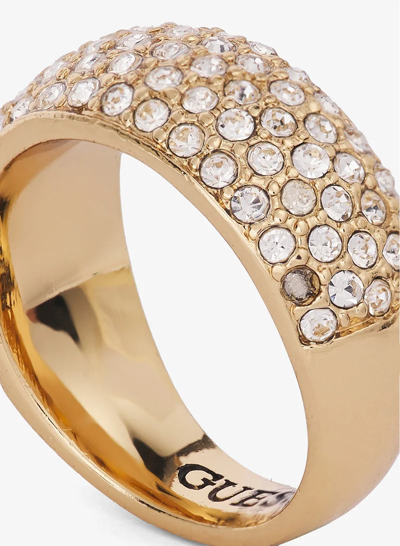 Guess  Pave Tapered Ring for Women | Best Price UAE