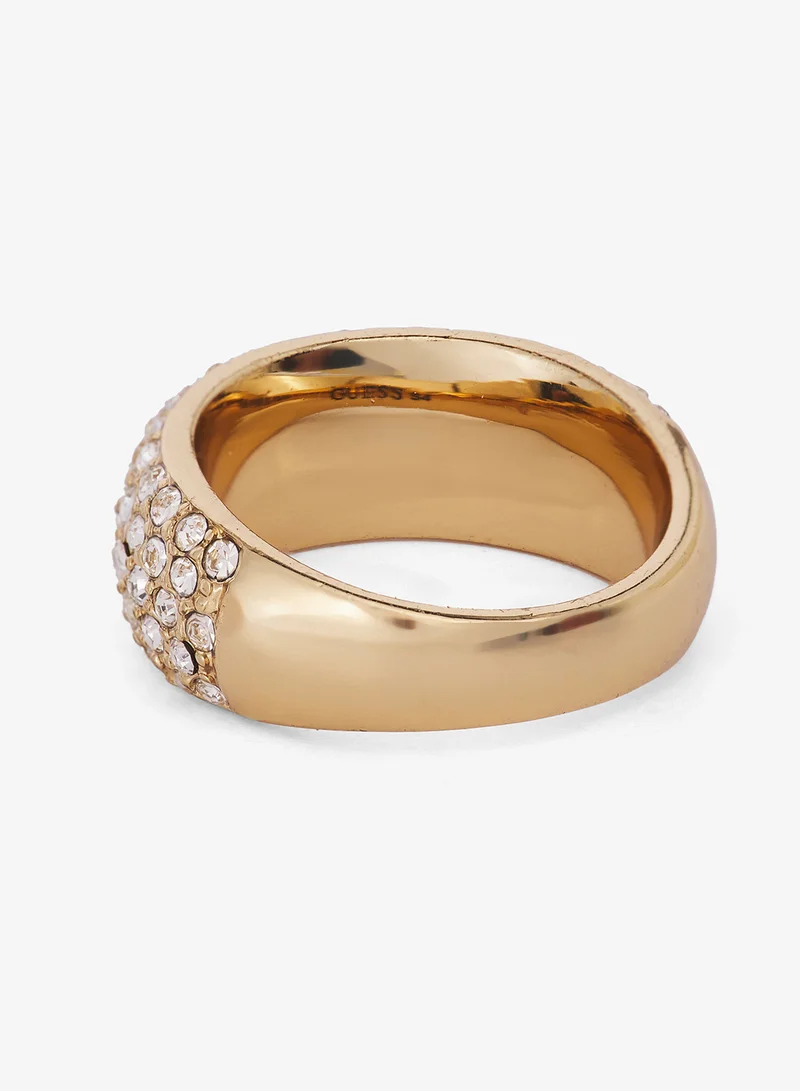 Guess  Pave Tapered Ring for Women | Best Price UAE
