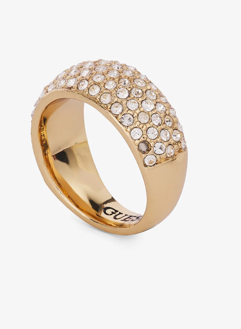 GUESS Pave Tapered Ring