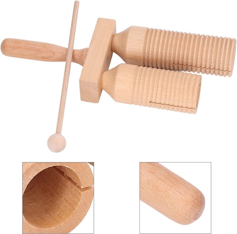 MegArya Wooden Guiro Percussion Instrument for Kids - Image 2