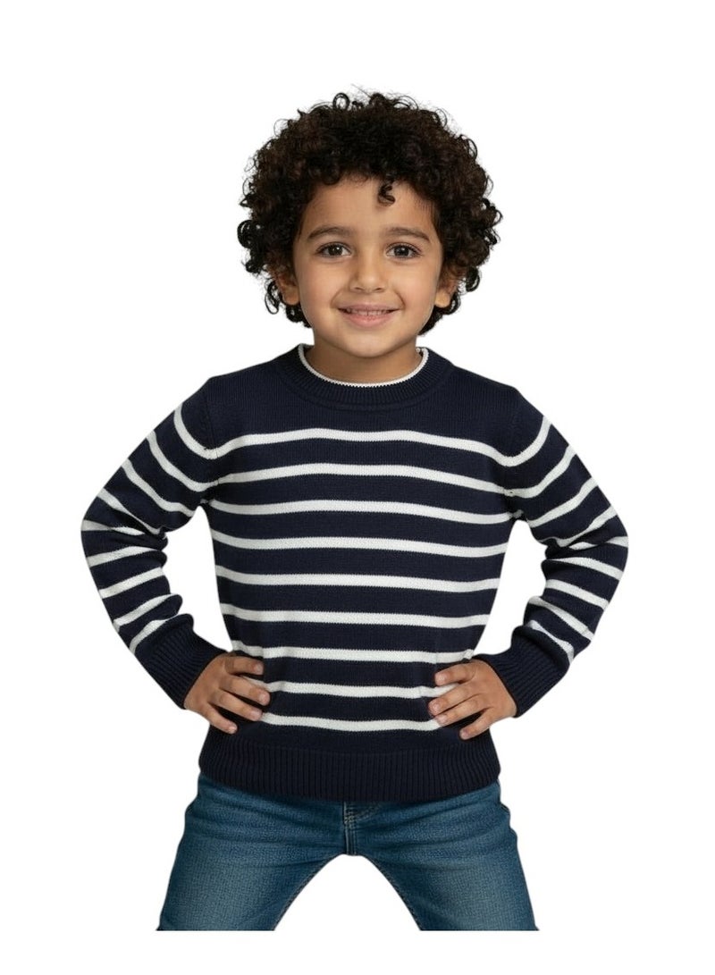 بيبي كو بلوفر اطفالي كحلي تريكو - Image 1