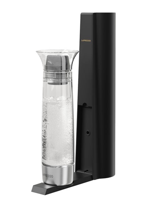 Sparkling Water Maker 800ml With Pressure Release Button / Portable & Compact / Durable Design / Efficient Carbonation - Black