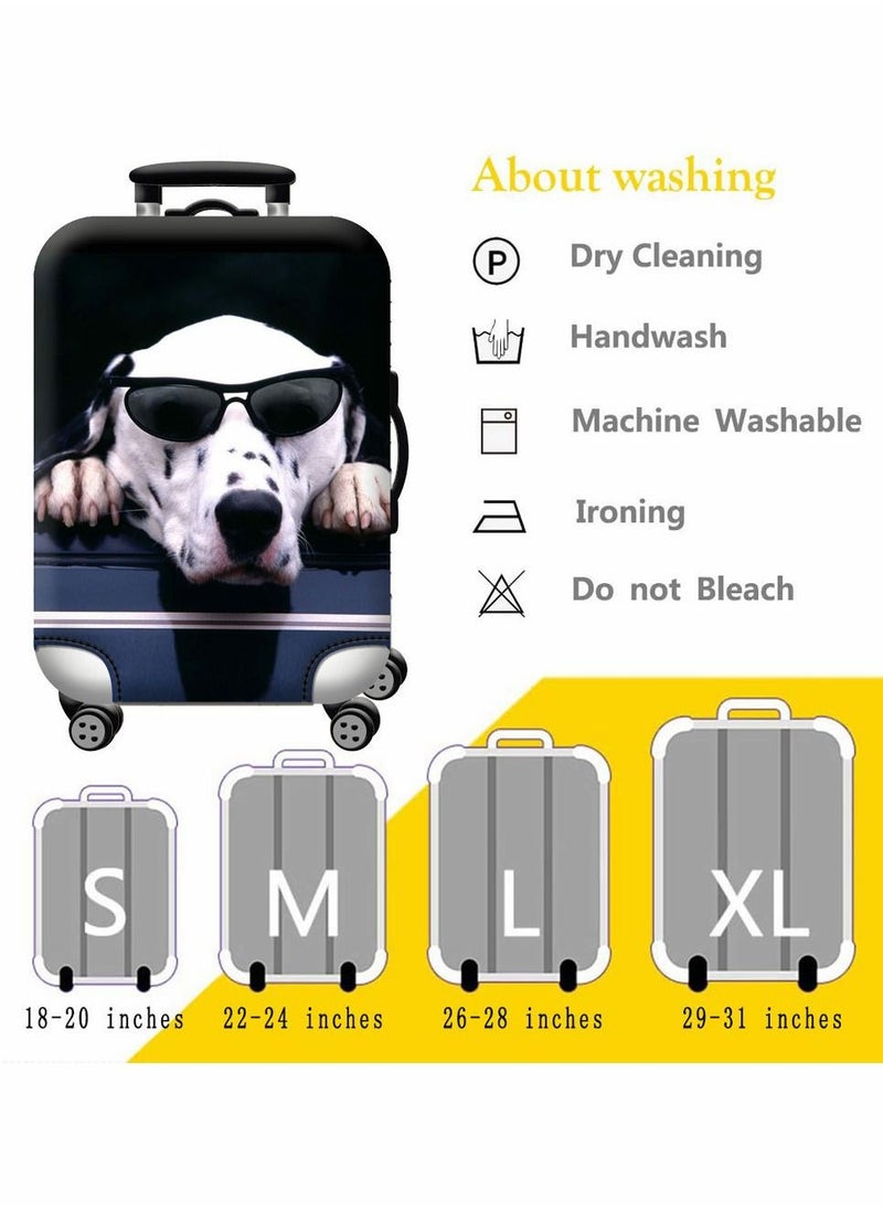 HomarKet Travel Luggage Elastic Cover Protector Washable Suitcase Baggage Covers  - Image 2