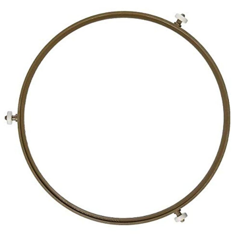 WHITEFLIP WHITEFLIP 106 Inch Microwave Oven Glass Plate Turntable Plate Set Turntable Plate Coupler Roller Support ring  - Image 4