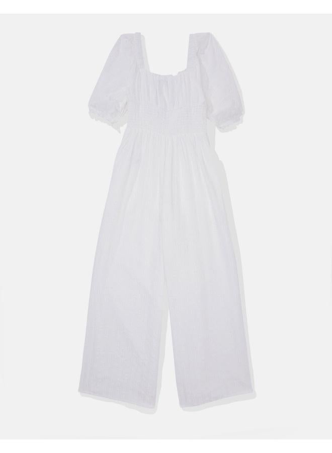 American Eagle AE بذلة على شكل قلب واسعة الساق  - Image 4