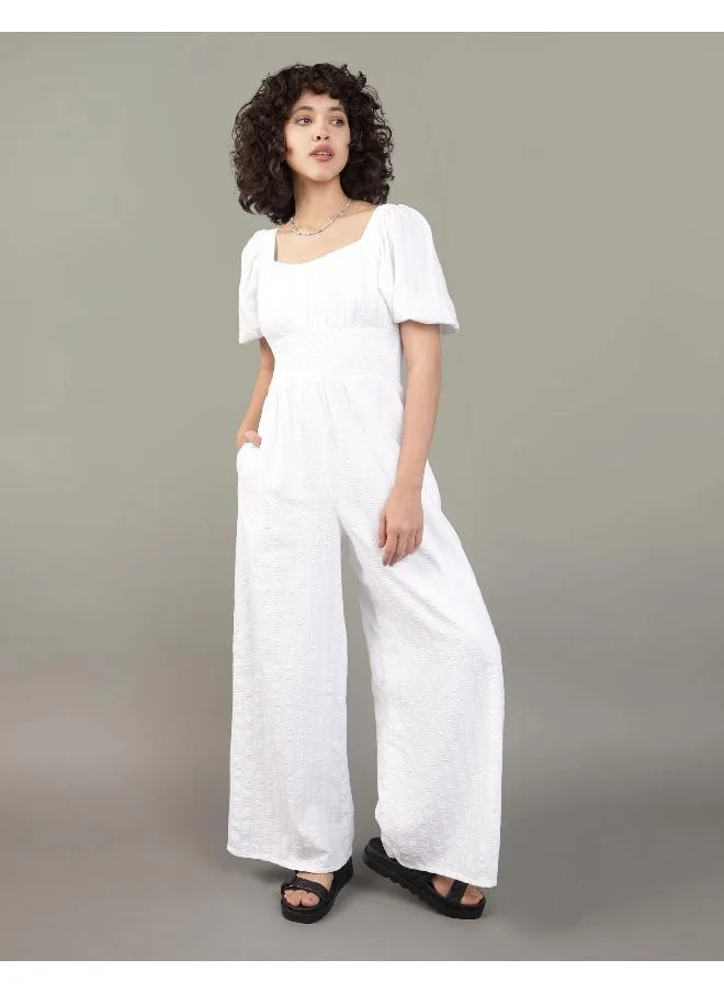 American Eagle AE Sweetheart Wide-Leg Jumpsuit