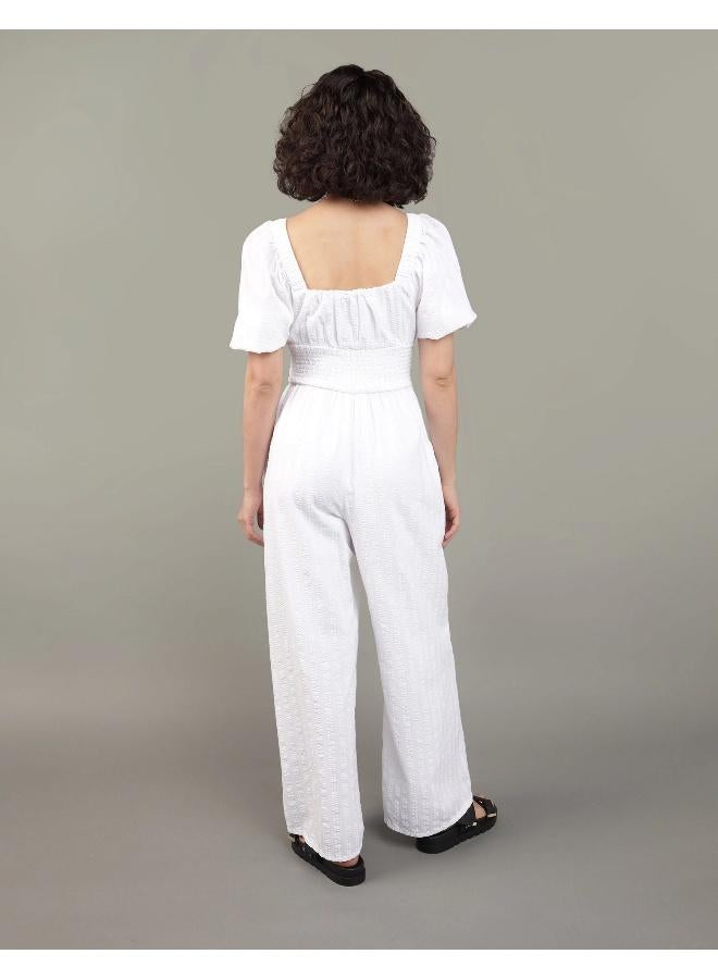 American Eagle AE بذلة على شكل قلب واسعة الساق  - Image 2