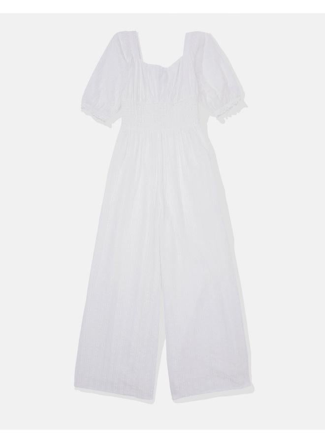 American Eagle AE بذلة على شكل قلب واسعة الساق  - Image 3
