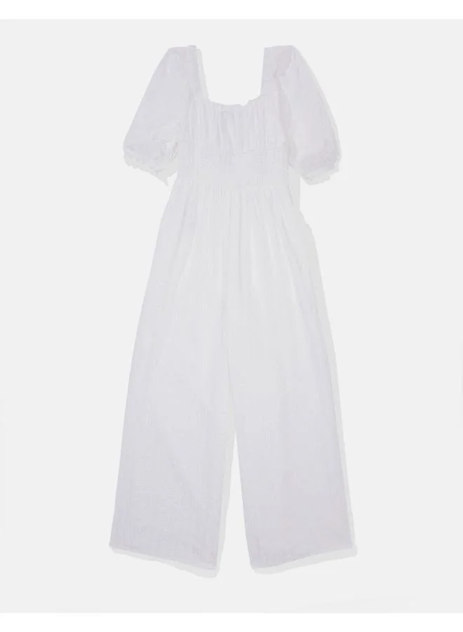 American Eagle AE Sweetheart Wide-Leg Jumpsuit