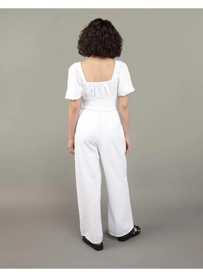 American Eagle AE Sweetheart Wide-Leg Jumpsuit