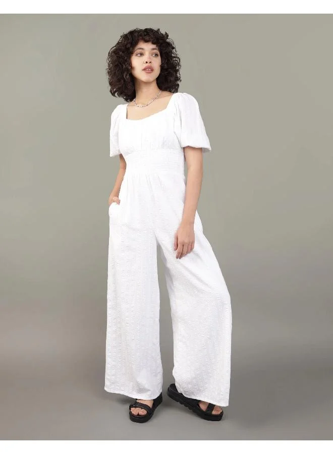 American Eagle AE Sweetheart Wide-Leg Jumpsuit