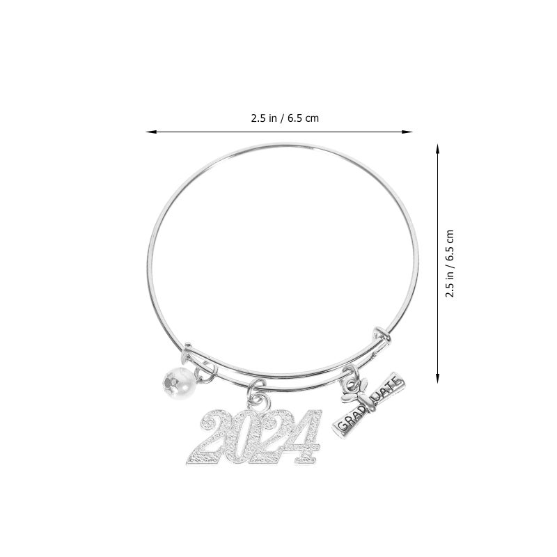 Women's Graduation Bangle, Comfortable and Stylish Wrist Jewelry, Perfect Gifting Option - Image 2