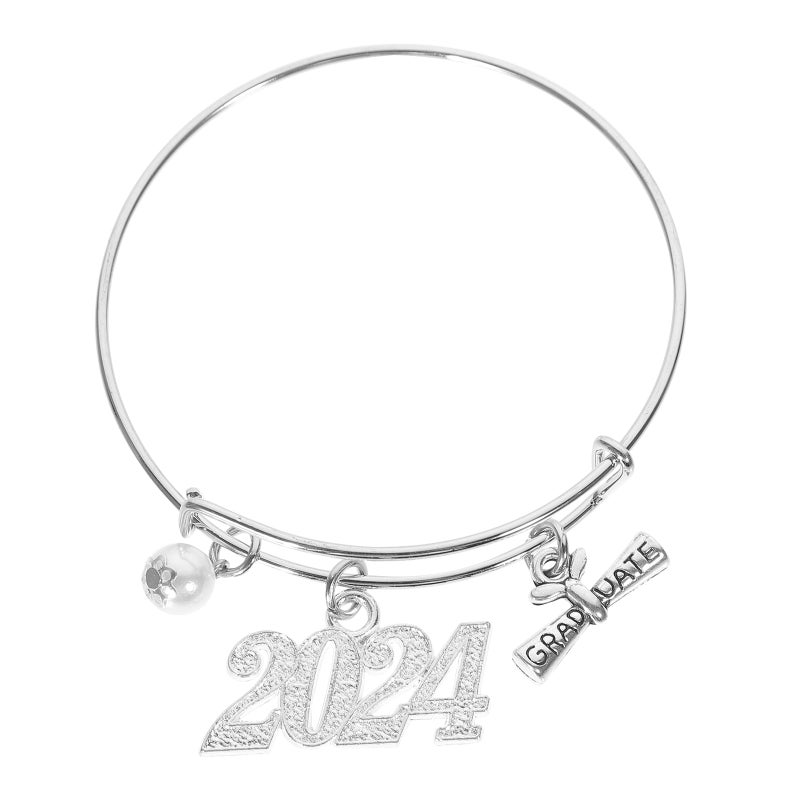 Women's Graduation Bangle, Comfortable and Stylish Wrist Jewelry, Perfect Gifting Option - Image 1