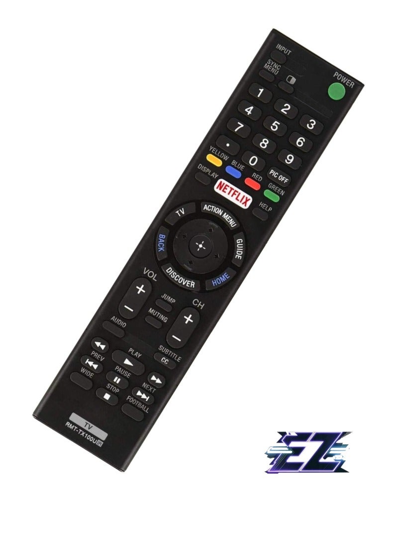 ELTRAZONE RMT-TX100U Universal Remote Control for All Sony LED Smart Bravia TVs with Netflix - Premium Quality, Easy Setup & Ergonomic Design  Replacement Remote - Image 2