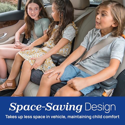Chicco GoFit ClearTex Plus Backless Booster Car Seat, Latch Attachment, Quick-Release Latch Removal, Portable Car Booster Seat for Children at Least 4 Years Old and 40-110 lbs | Sunset/Purple - Image 4