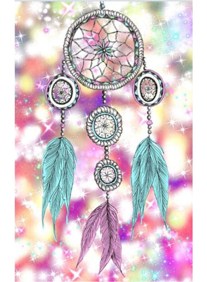 NIBEMINENT Dream Catcher DIY Diamond Painting Multicolour - Image 1