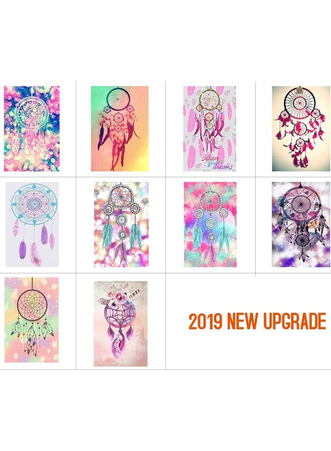 NIBEMINENT Dream Catcher DIY Diamond Painting Multicolour - Image 3