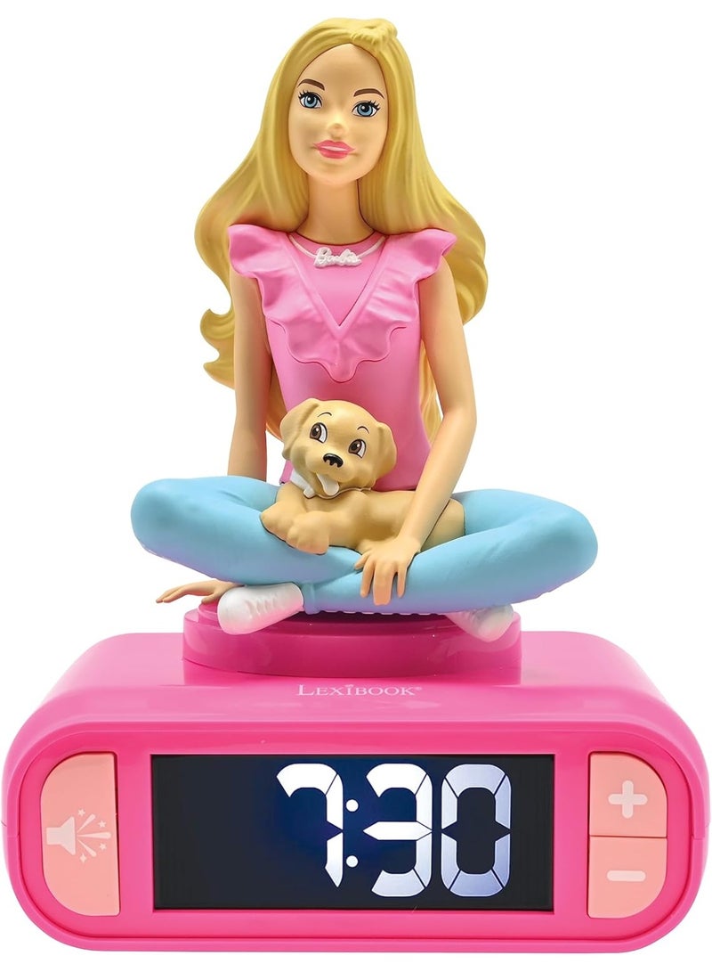 Lexibook BARBIE DIGITAL3D ALARM CLOCK W/NNIGHT LIGHT AND SOUND EFFECTS - Image 1