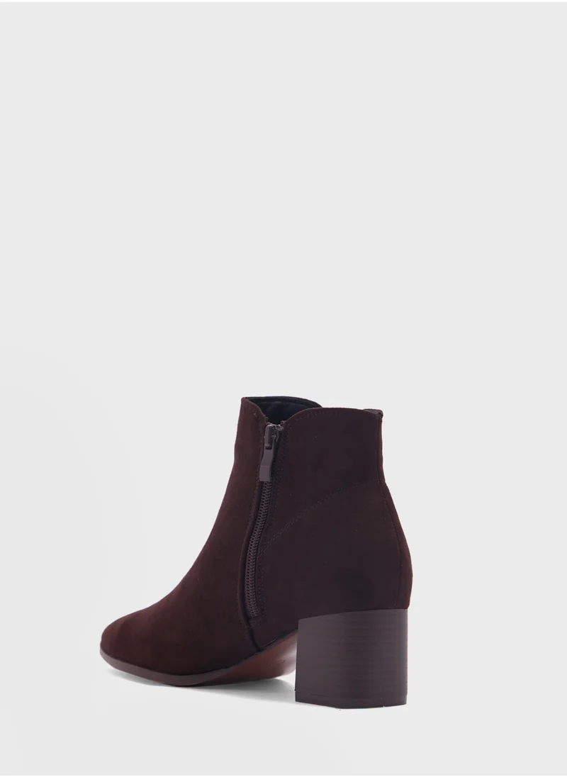 ELLA Suede Cowboy Boots