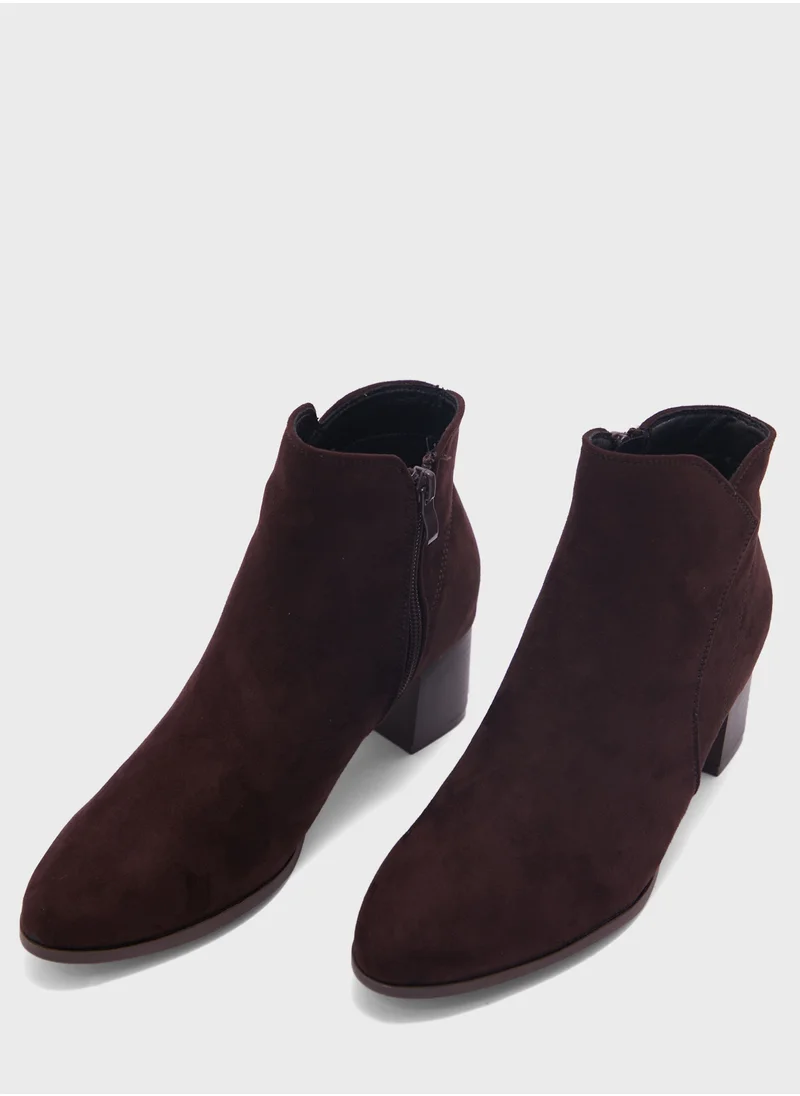 ELLA Suede Cowboy Boots