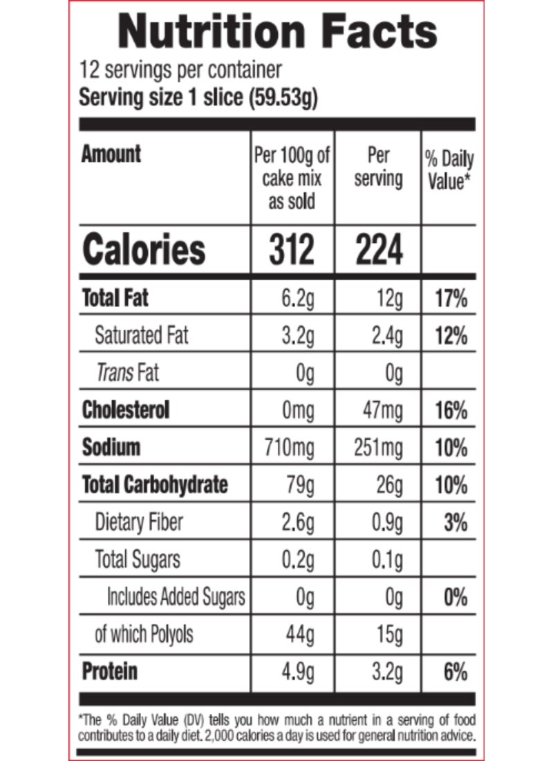 Betty Crocker Sugar Free Chocolate Cake 400g - Image 4