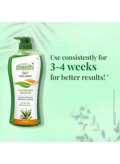 dhathri Dheedhi Daily Herbal Shampoo To Reduce Dandruff & Promote Hair Growth, Ayurvedic Shampoo To Restore Hair Shine & Strength (650Ml)  - Image 4