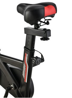 Lijiujia exercise bike with a maximum user weight of 120 kilograms, different resistance levels, and a screen displaying the most important functions. Model HC003-B  - Image 4